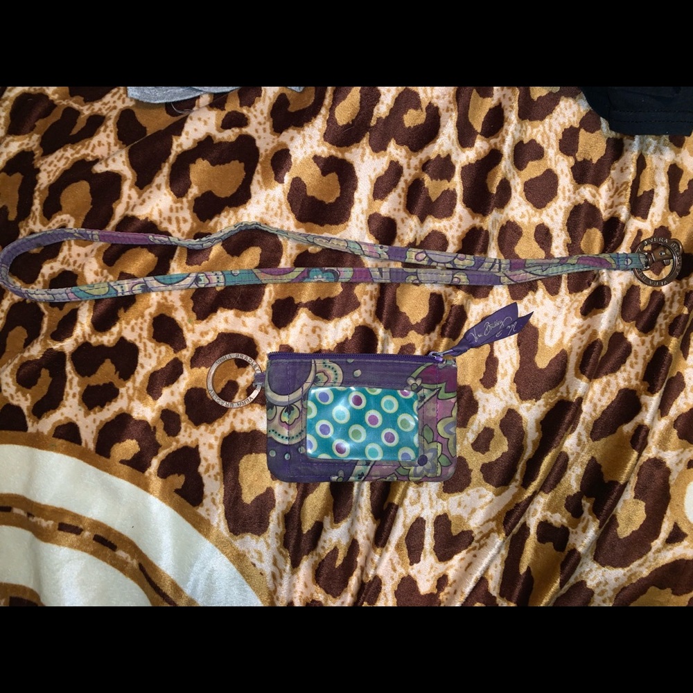 Vera Bradley Key Wallet & Lanyard